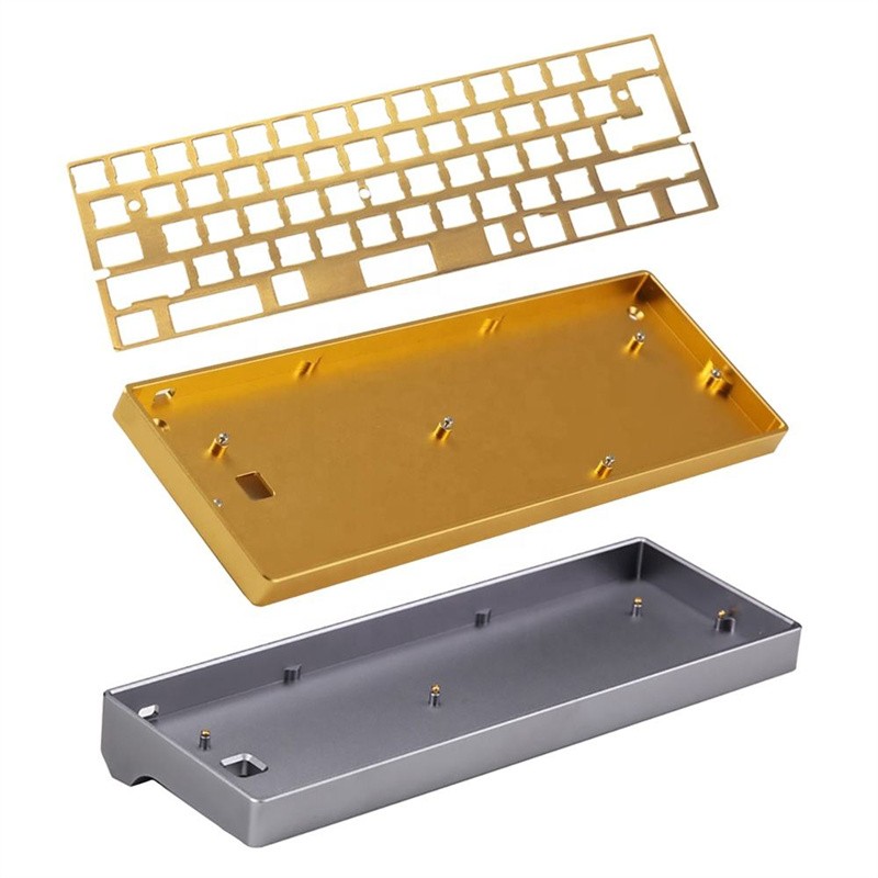 Custom CNC Metal Machining Mechanical Keyboard Keycaps Aluminum Keyboard Case Aluminum Parts