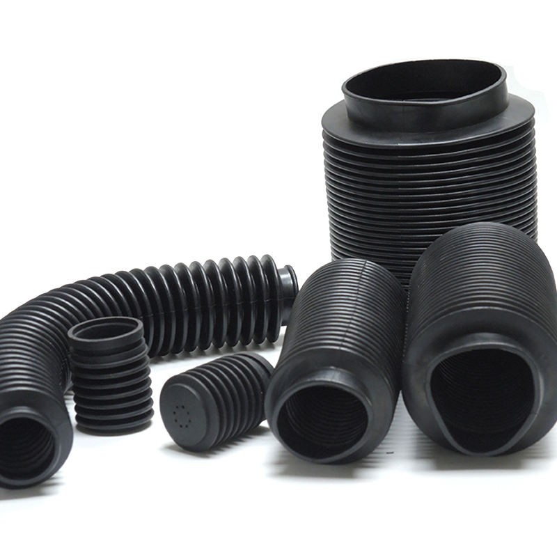 Custom Molded TPE Rubber Parts Cylinder Rubber Round Dust Bellow